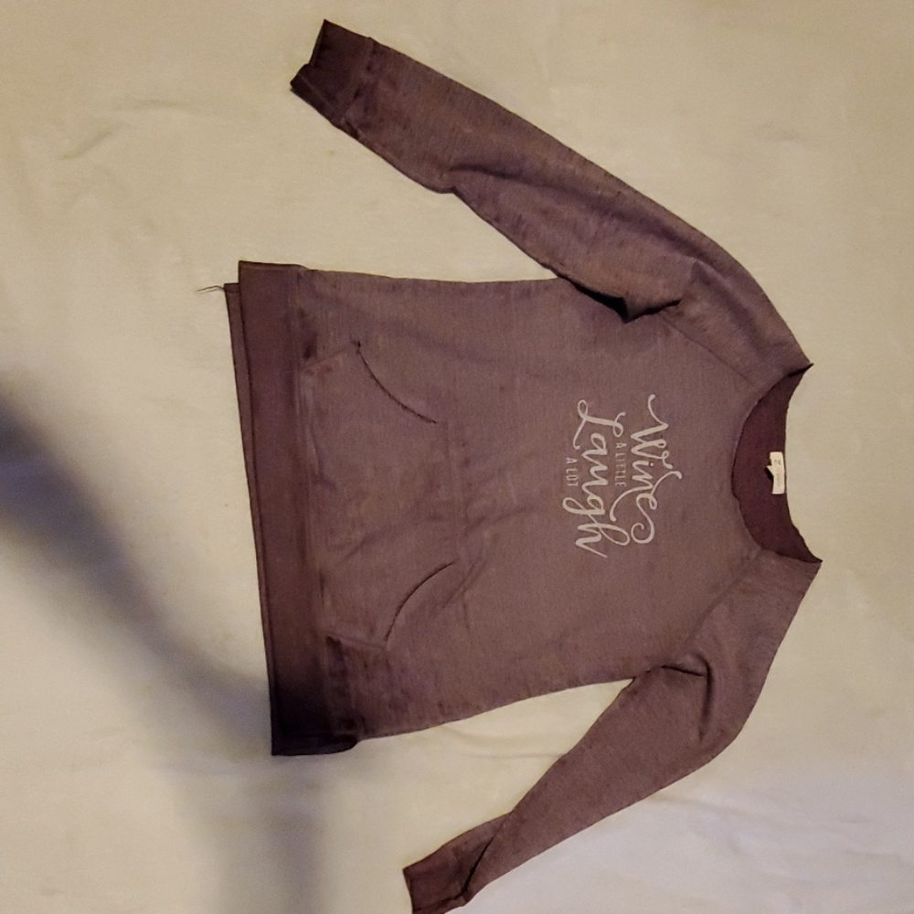 Brand new wine colored sweatshirt
